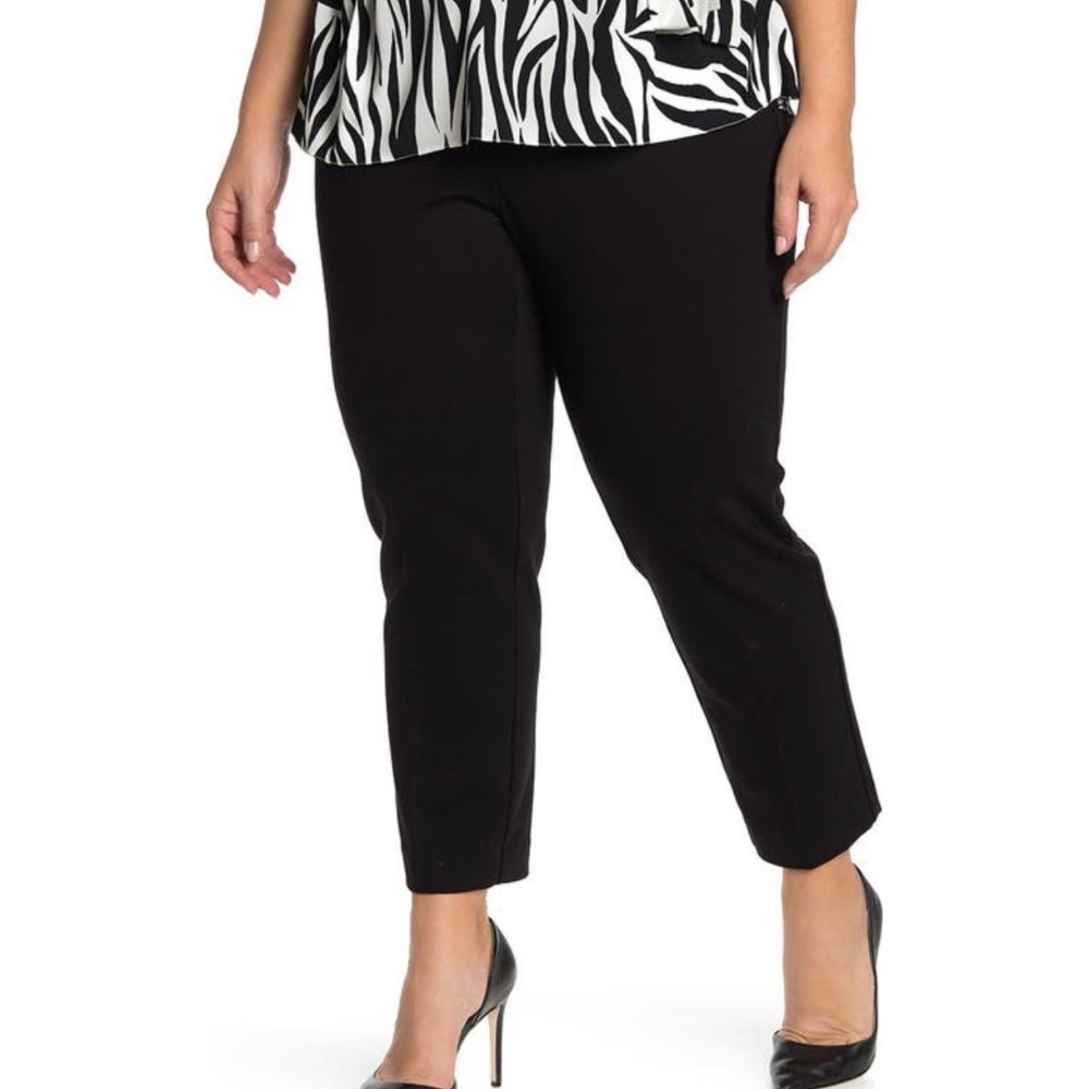 Ponte Knit Slim Pants